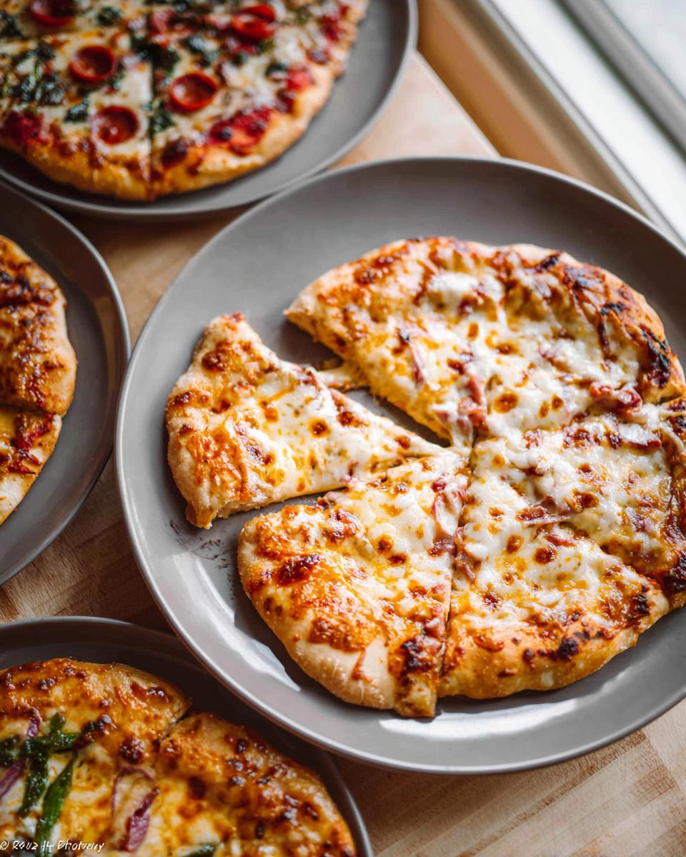 A variety of delicious pizzas are ready for The Ultimate Pizza Night Recipes Guide for Beginners.