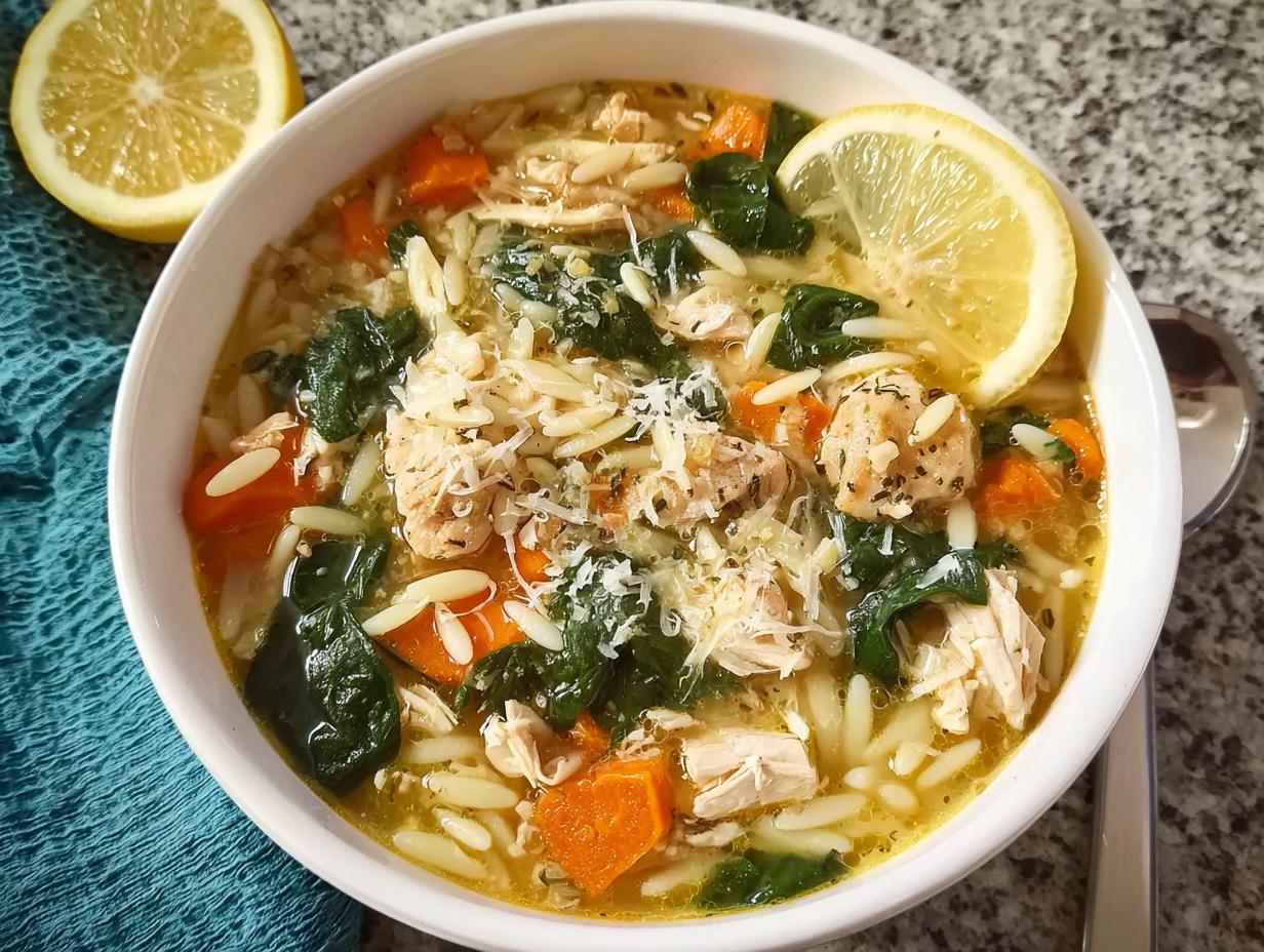 Restaurant-Style Soup Recipes: Amazing Lemon Chicken Orzo
