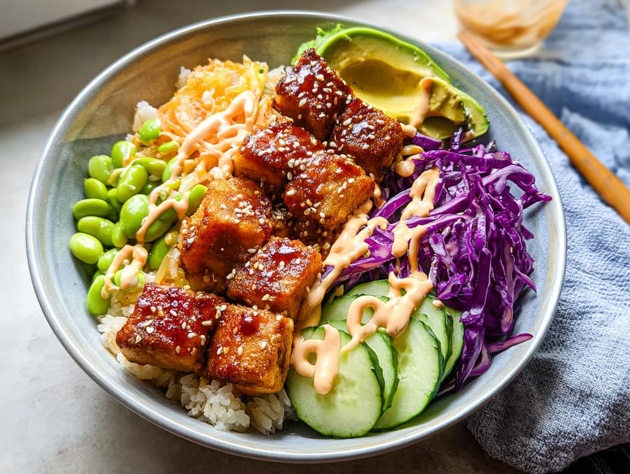 Amazing Crispy Salmon and Rice Bowl in 40 Mins