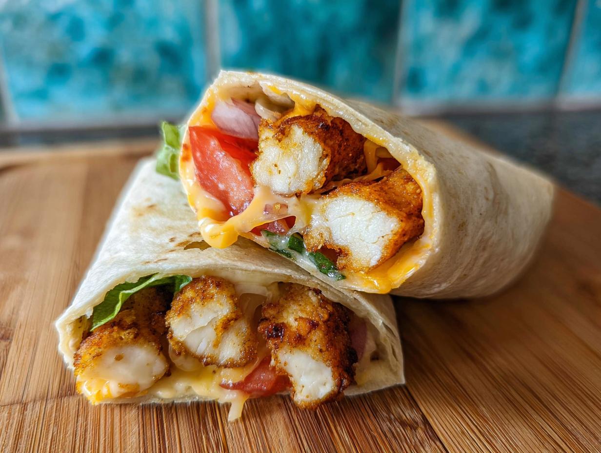 Amazing Crunchy Crispy Air Fryer Chicken Wraps