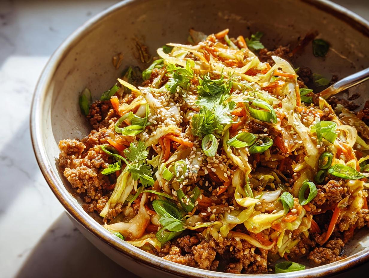 Amazing Egg Roll in a Bowl: 20 Minute Meal