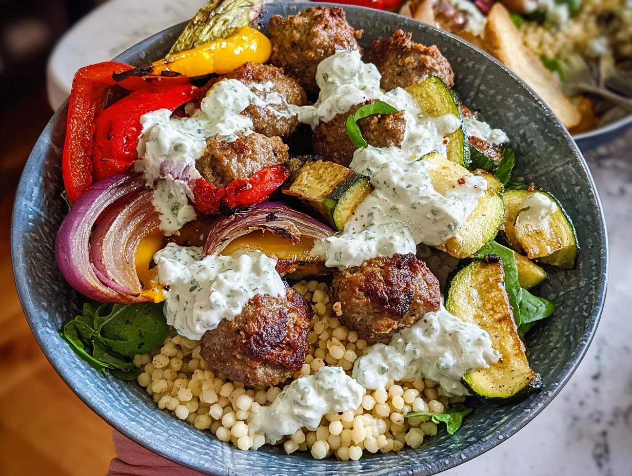 Amazing Greek Meatball Bowl Recipe Joy