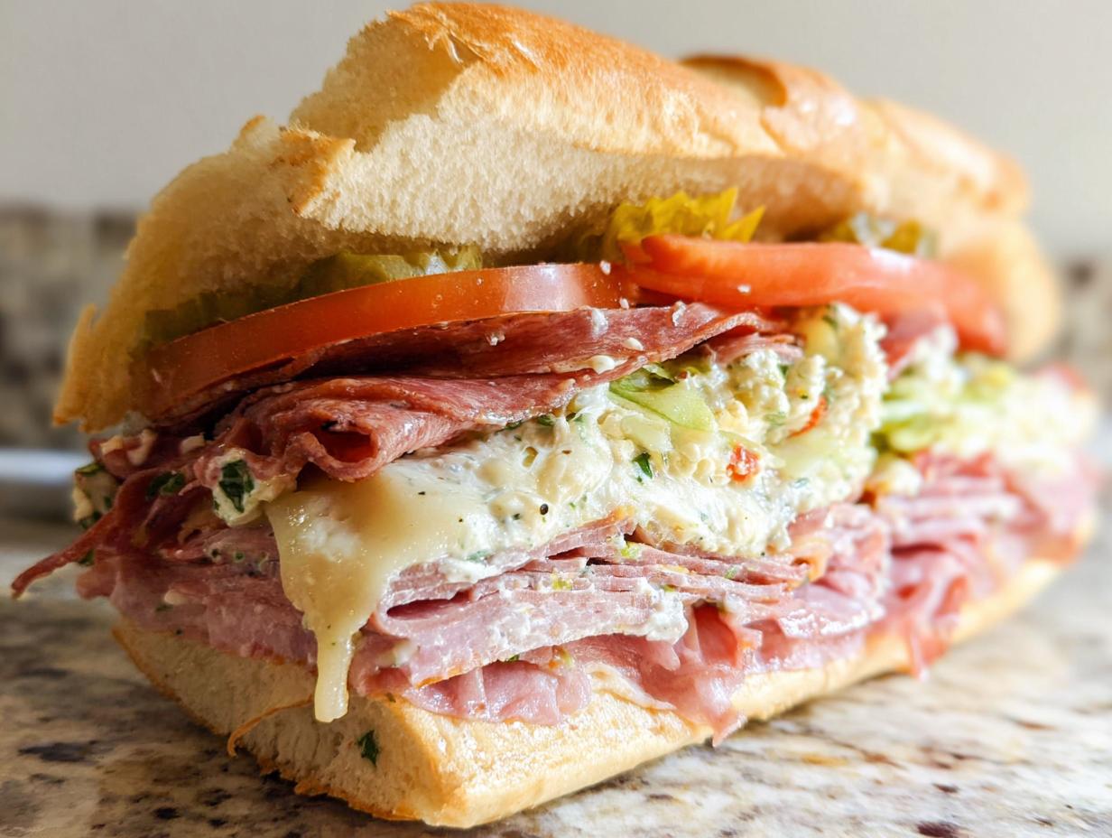 Amazing Italian Grinder Salad Sandwich: 30 Min Masterpiece