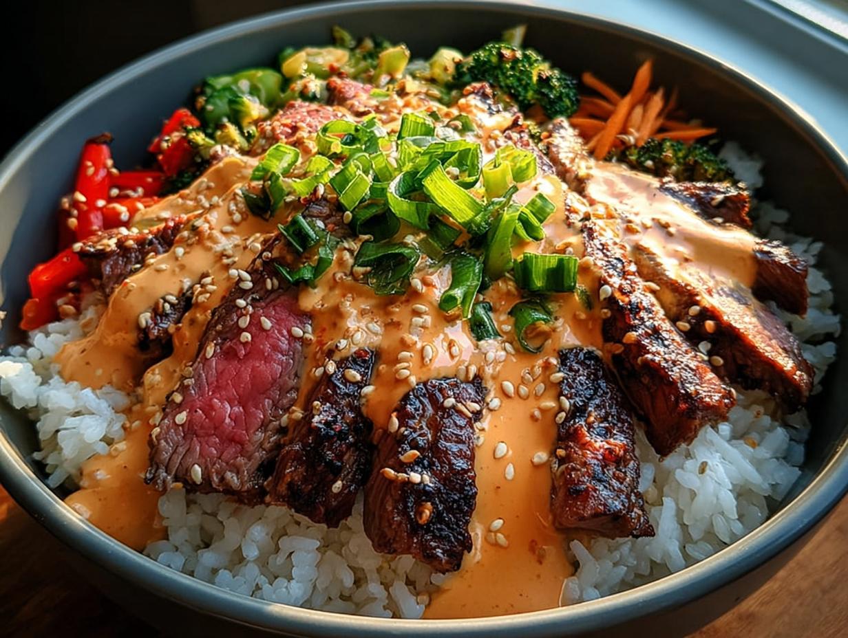 Amazing Korean BBQ Steak Rice Bowls 1