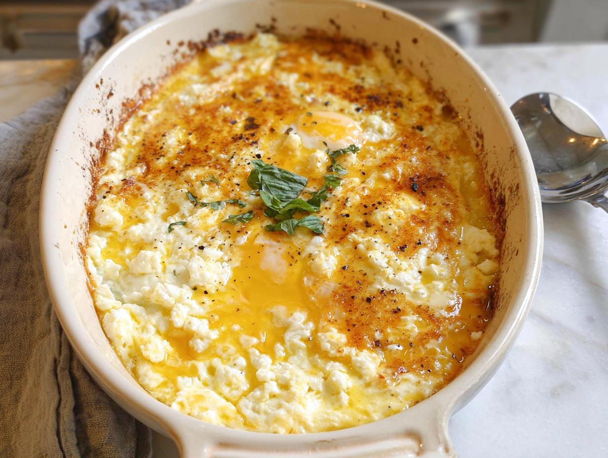 Amazing Baked Feta Eggs: 12 Eggs Perfect