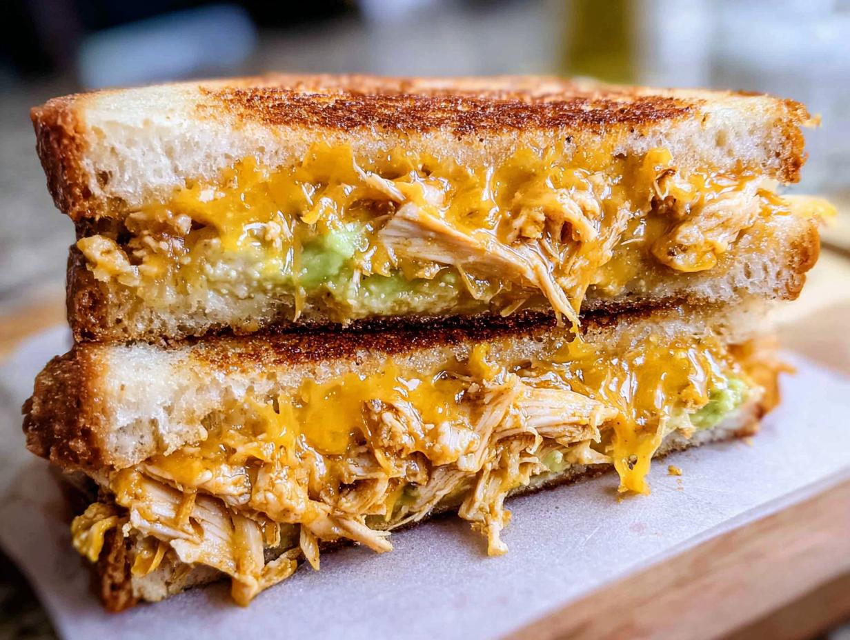 Amazing 18-Min Chicken Avocado Melt Sandwich
