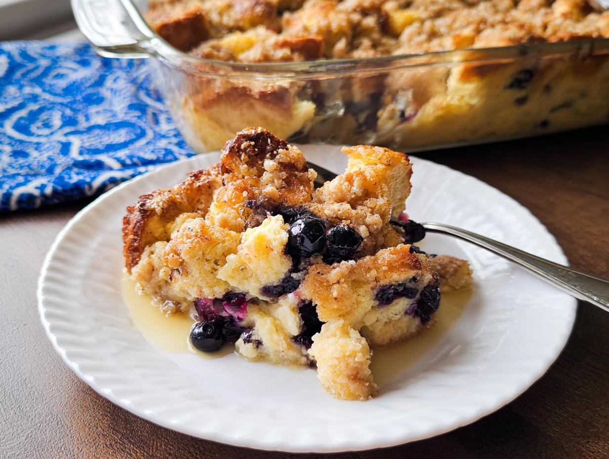 Best Blueberry French Toast Casserole: 1 Amazing Dish