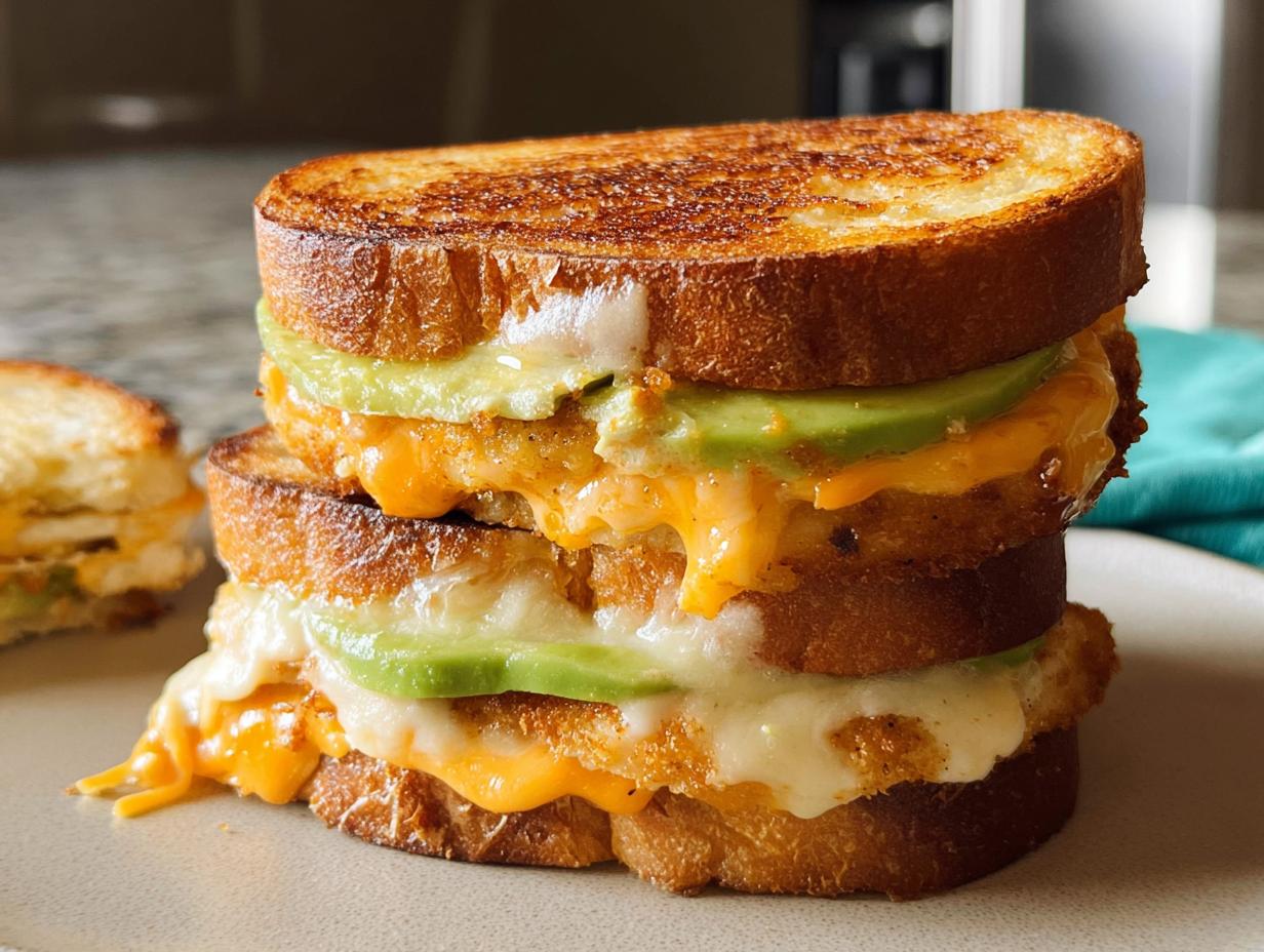 Quick Chicken Avocado Melt Sandwich 1 Way