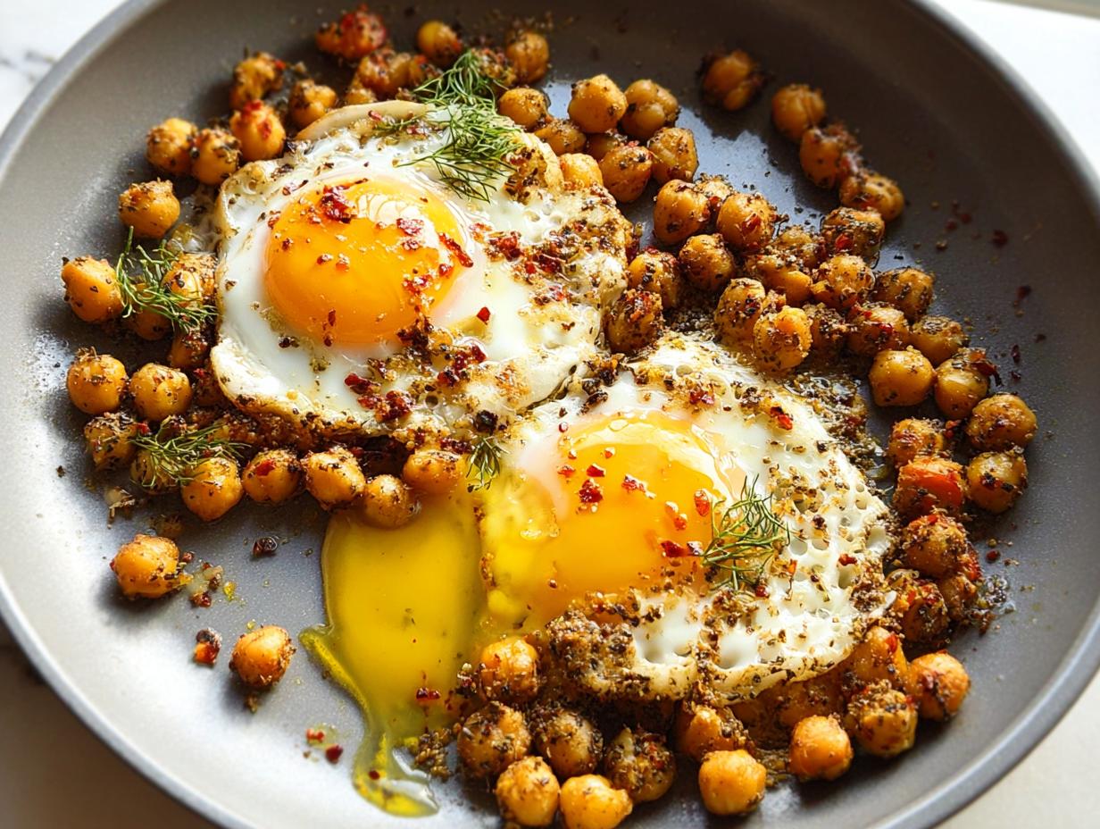 Amazing Chickpea Fried Eggs Recipe 30 Min