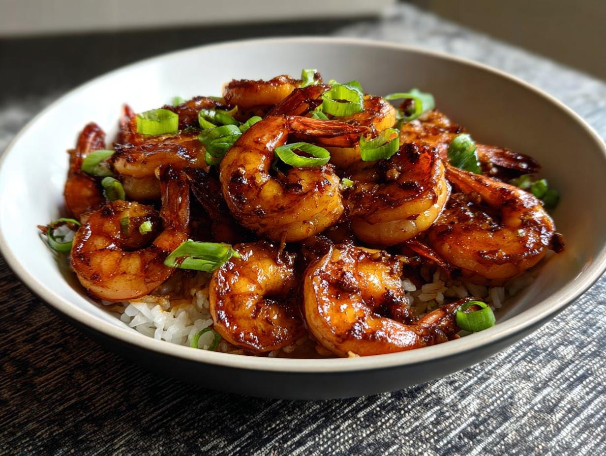 Amazing High-Protein Honey Garlic Shrimp