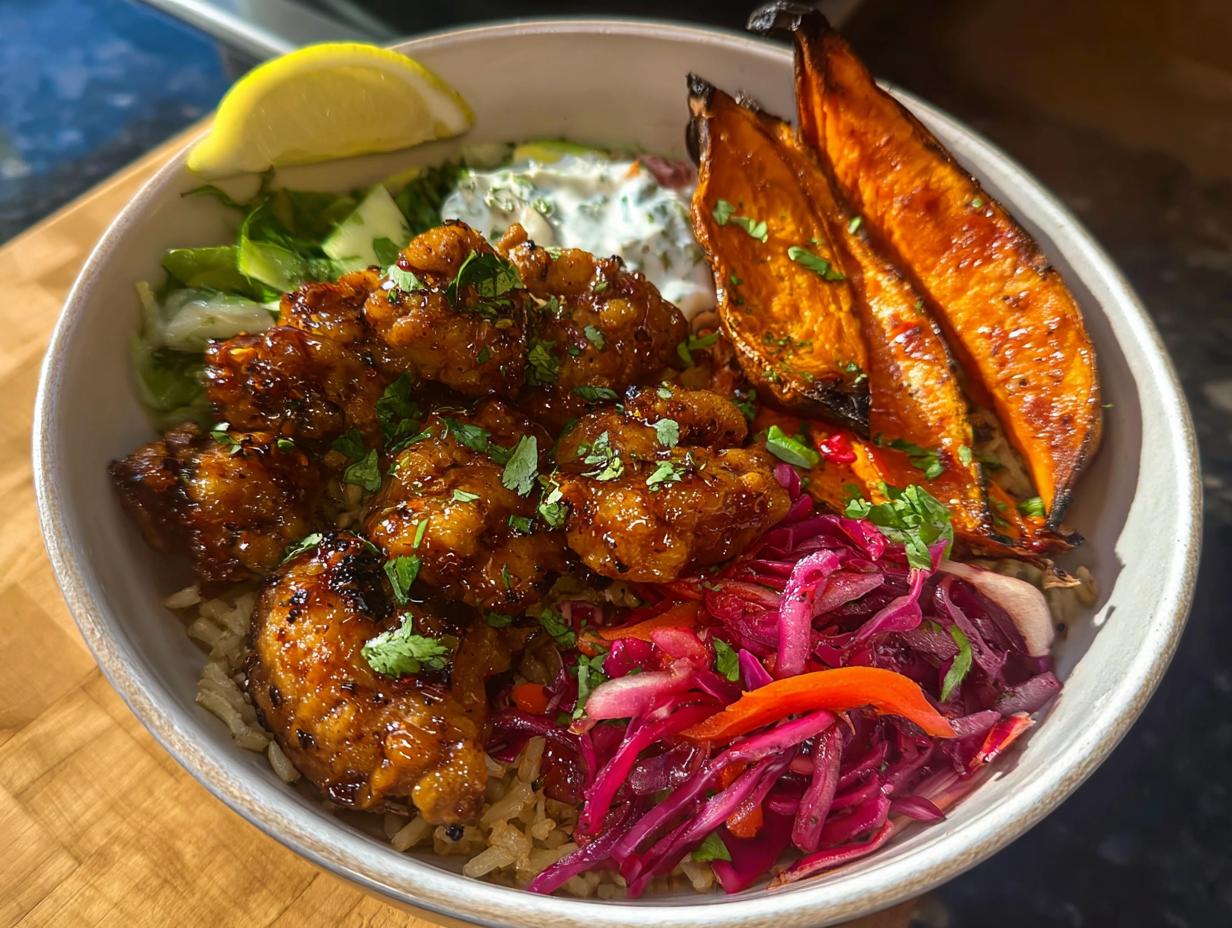 Amazing Hot Honey Chicken Bowl Recipe