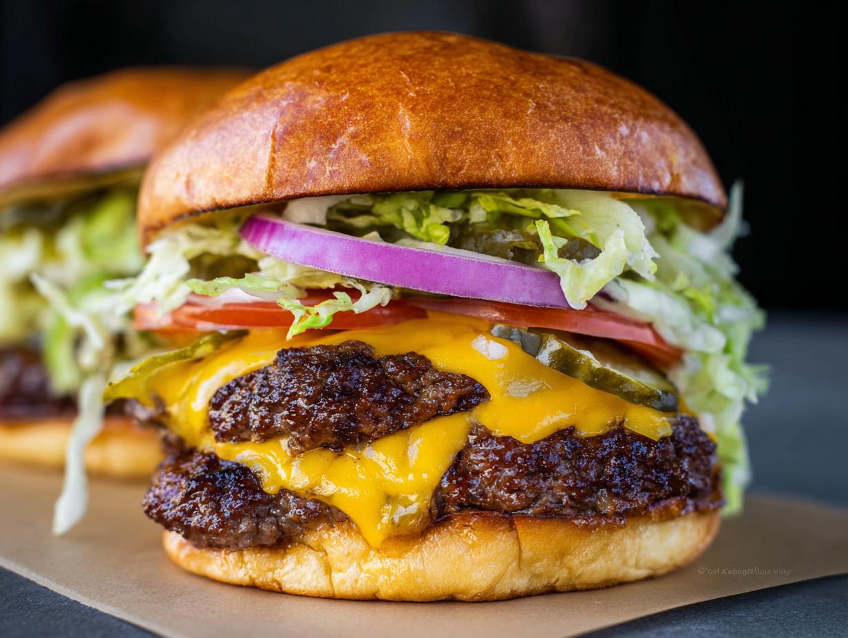 Irresistible Smash Burger Recipe: 730 Calorie Magic