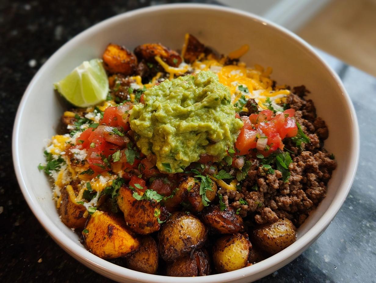 Loaded Potato Taco Bowl: 1 Amazing Meal
