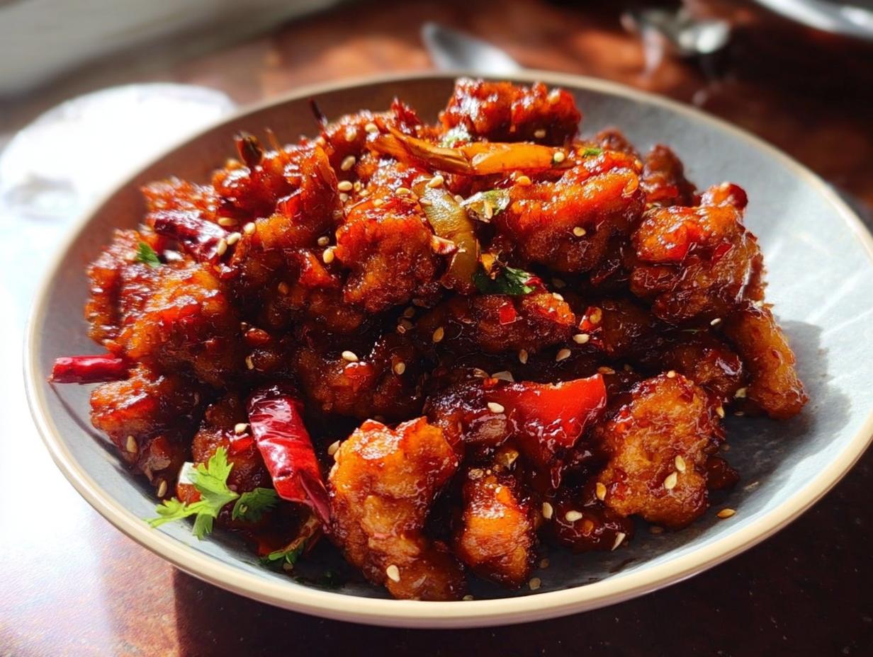 Spicy Dragon Chicken: 30 Min Indo-Chinese Dinner