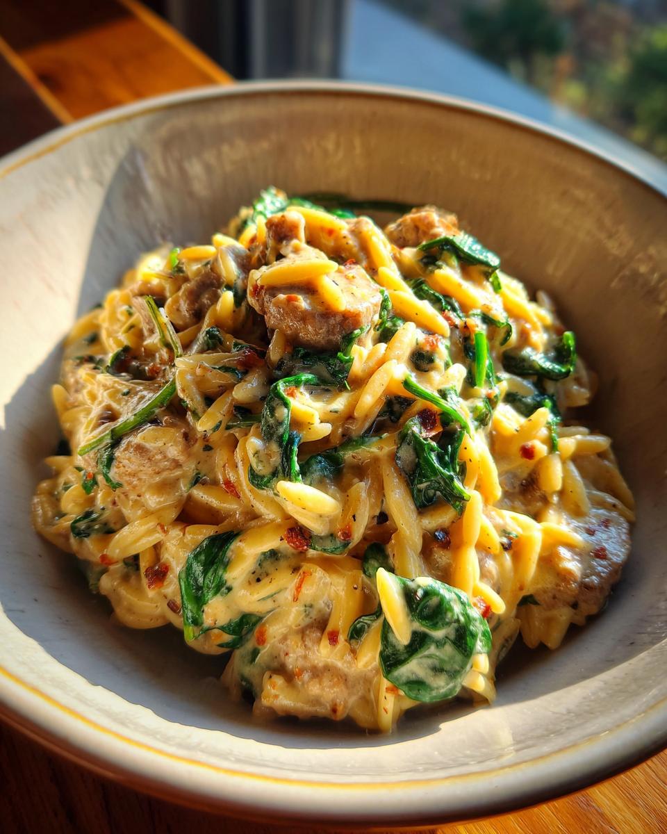 Creamy Chicken Sausage Orzo - Other 2