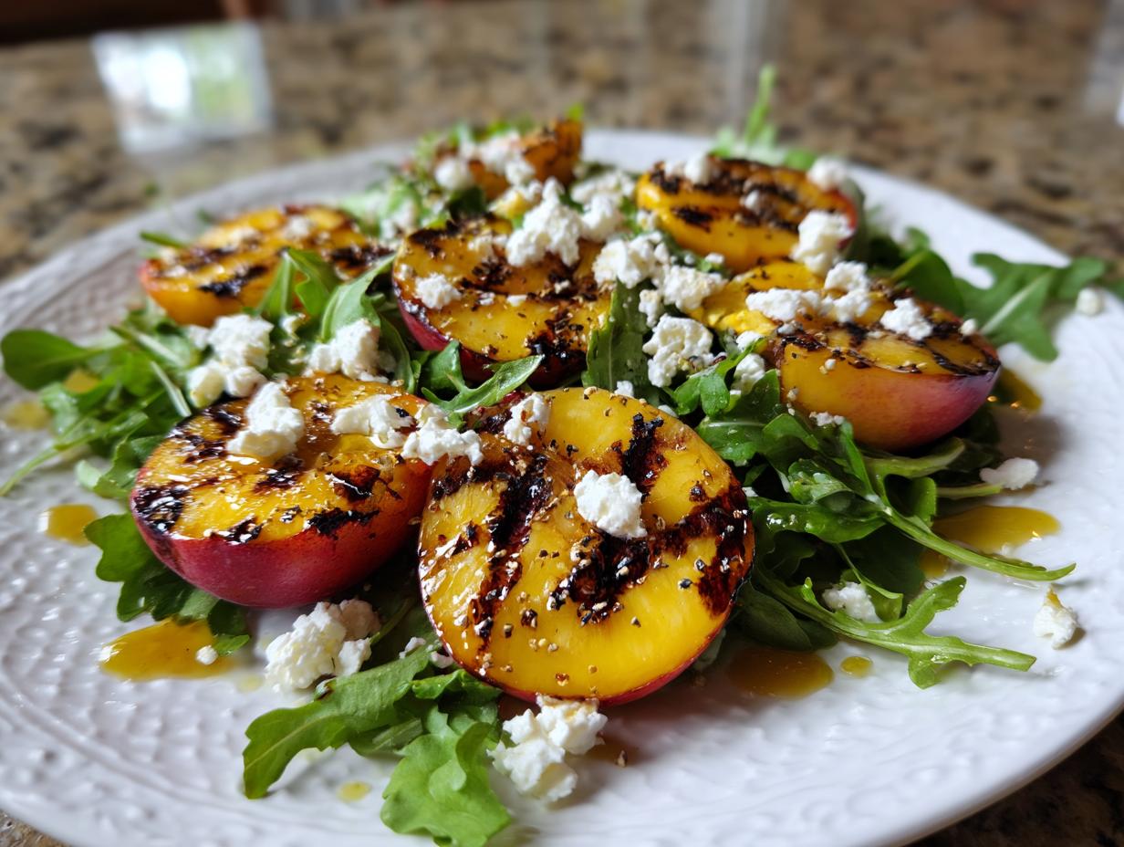 Amazing 30 Min Peach Recipes With Grilled Peach Salad