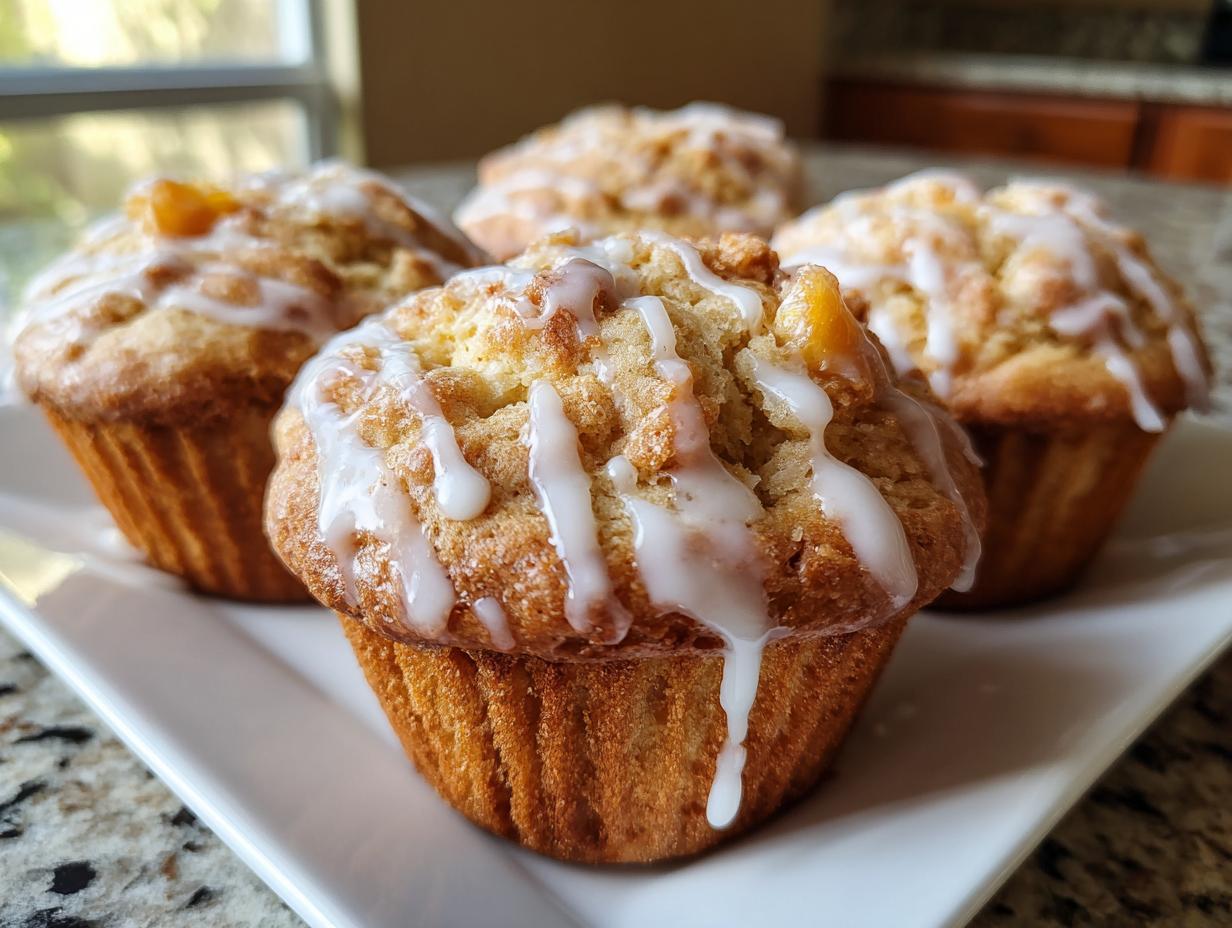 Peach Muffins: 2 Secrets to Moist Perfection
