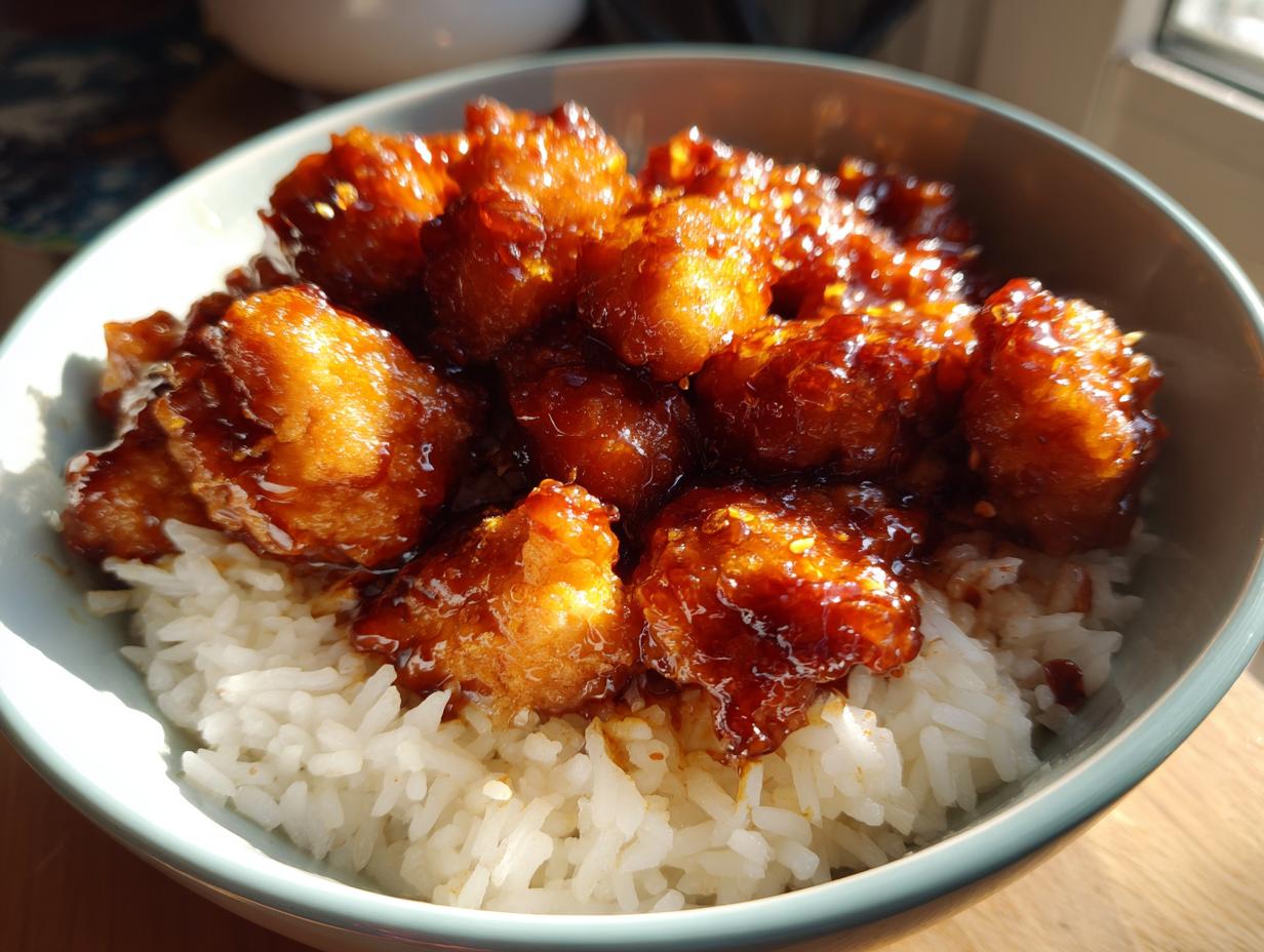 Amazing One-Pan Honey BBQ Chicken Rice 40 Min