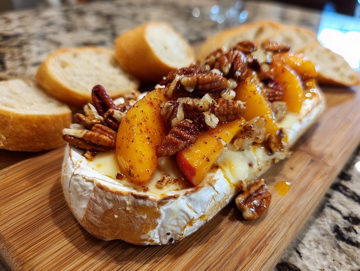 Amazing Peach Recipes With Baked Brie 25 Min