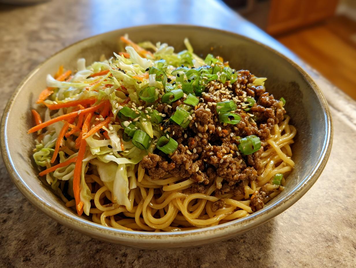 35-Min Potsticker Noodle Bowl: Amazing Flavor